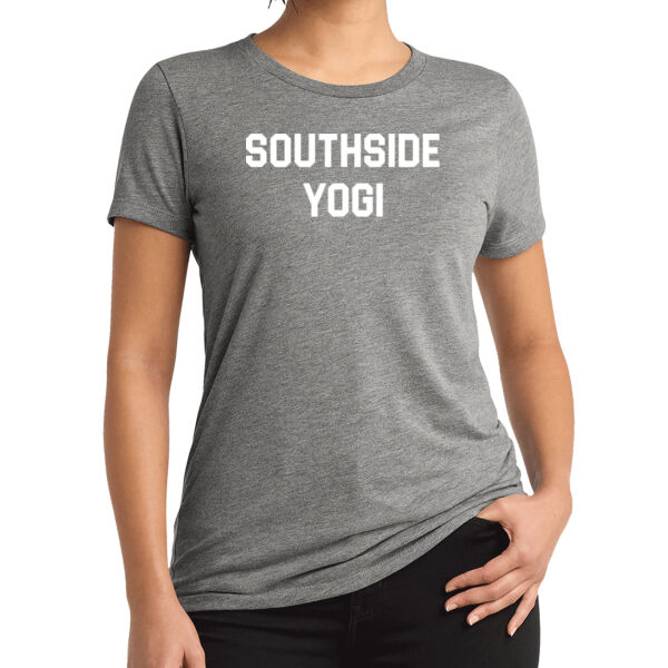Printed South Side Yogi - Women's Tri Blend Tee Thumbnail