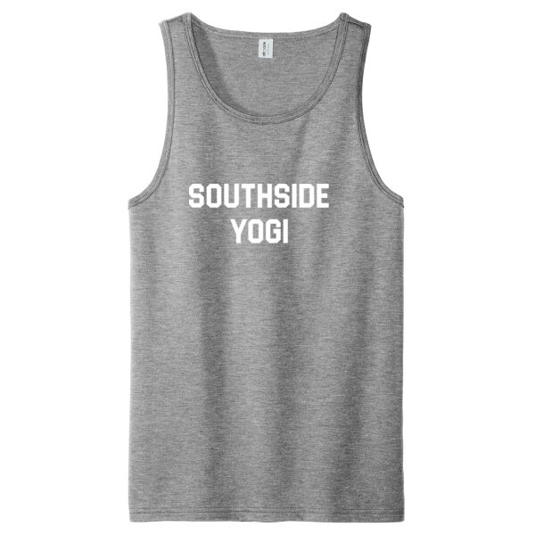 Printed South Side Yogi - Unisex Tri Blend Tank Thumbnail