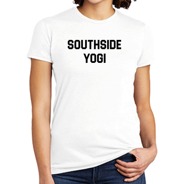 Printed South Side Yogi - Women's Tri Blend Tee Thumbnail