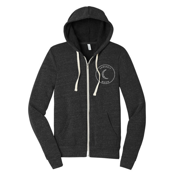 Printed South Side Yogi - Unisex Triblend Sponge Fleece Full Zip Hoodie - Unisex Triblend Sponge Fleece Full Zip Hoodie Thumbnail